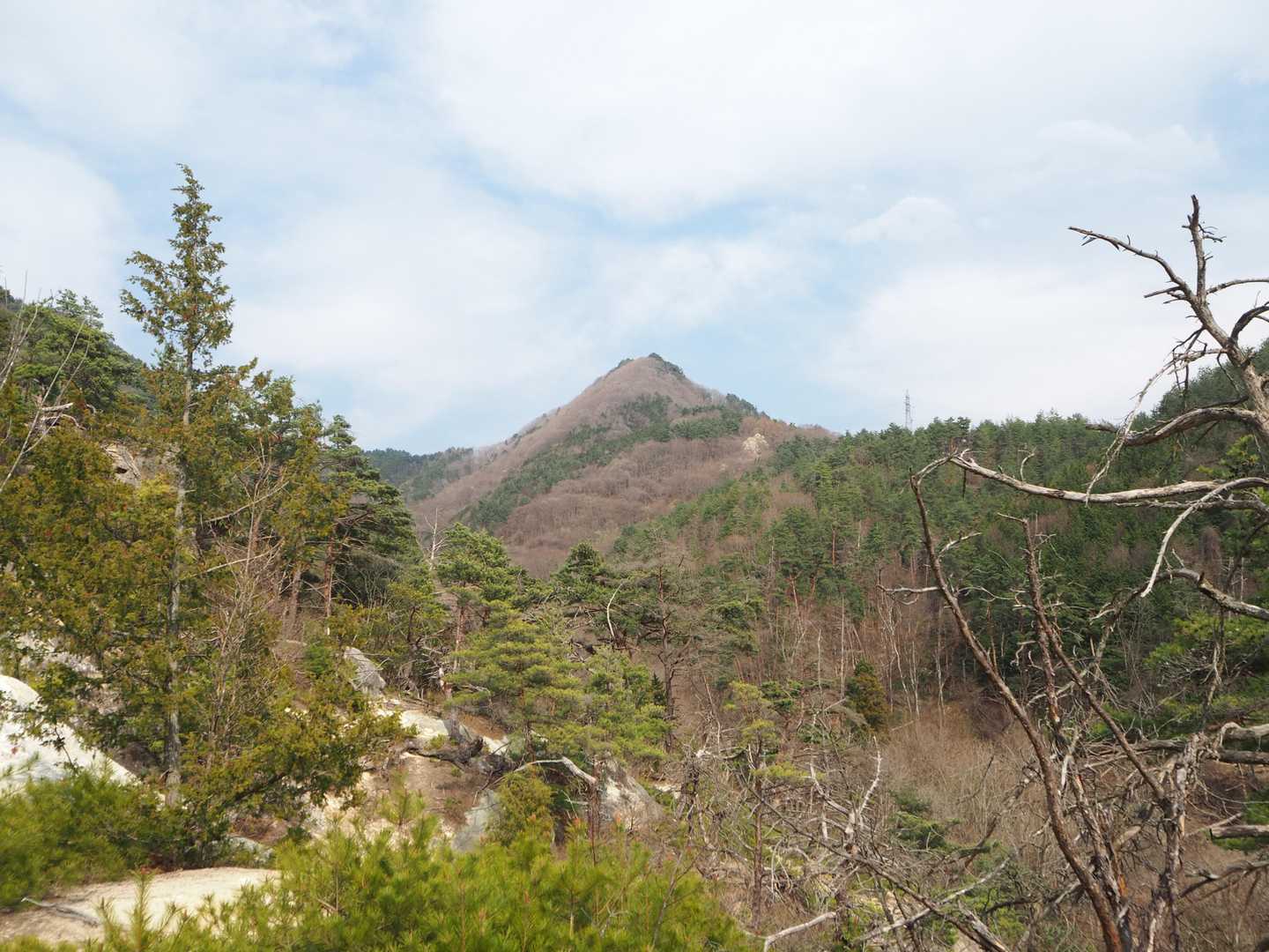 虚空蔵山がクッキリ❗