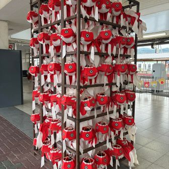 柳井駅の金魚。