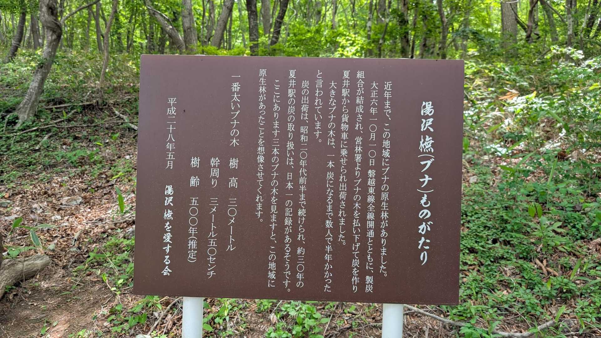 説明板。