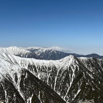 真ん中に鹿島槍♡