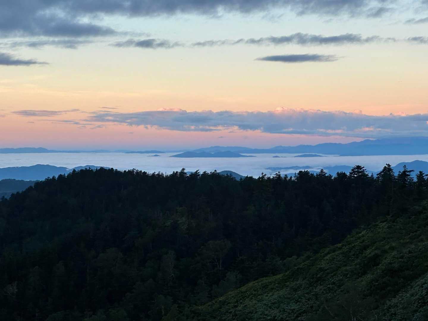 雲海を見ながら進んで行きます⤴︎