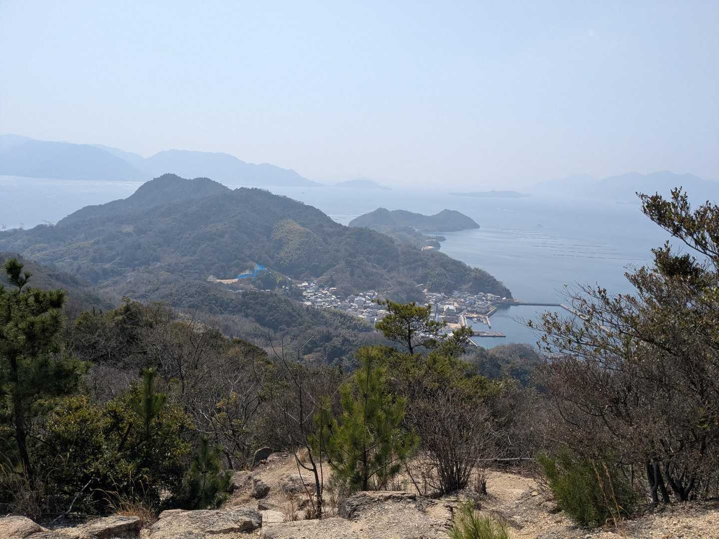 安芸小富士-似島峠-下高山 縦走コースの写真