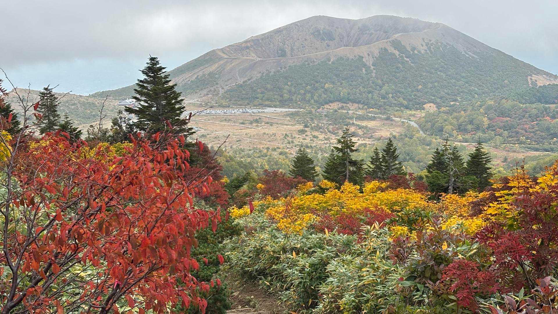 一切経山周回 | 地球の息吹を感じる山肌と風薫る高山植物の園を回る、雄大な山歩道の写真