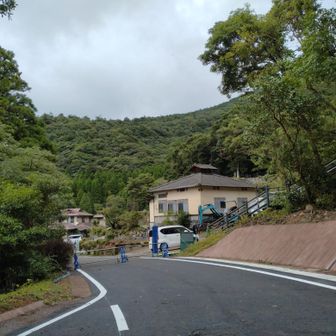 地獄見学用の駐車場に駐車しました