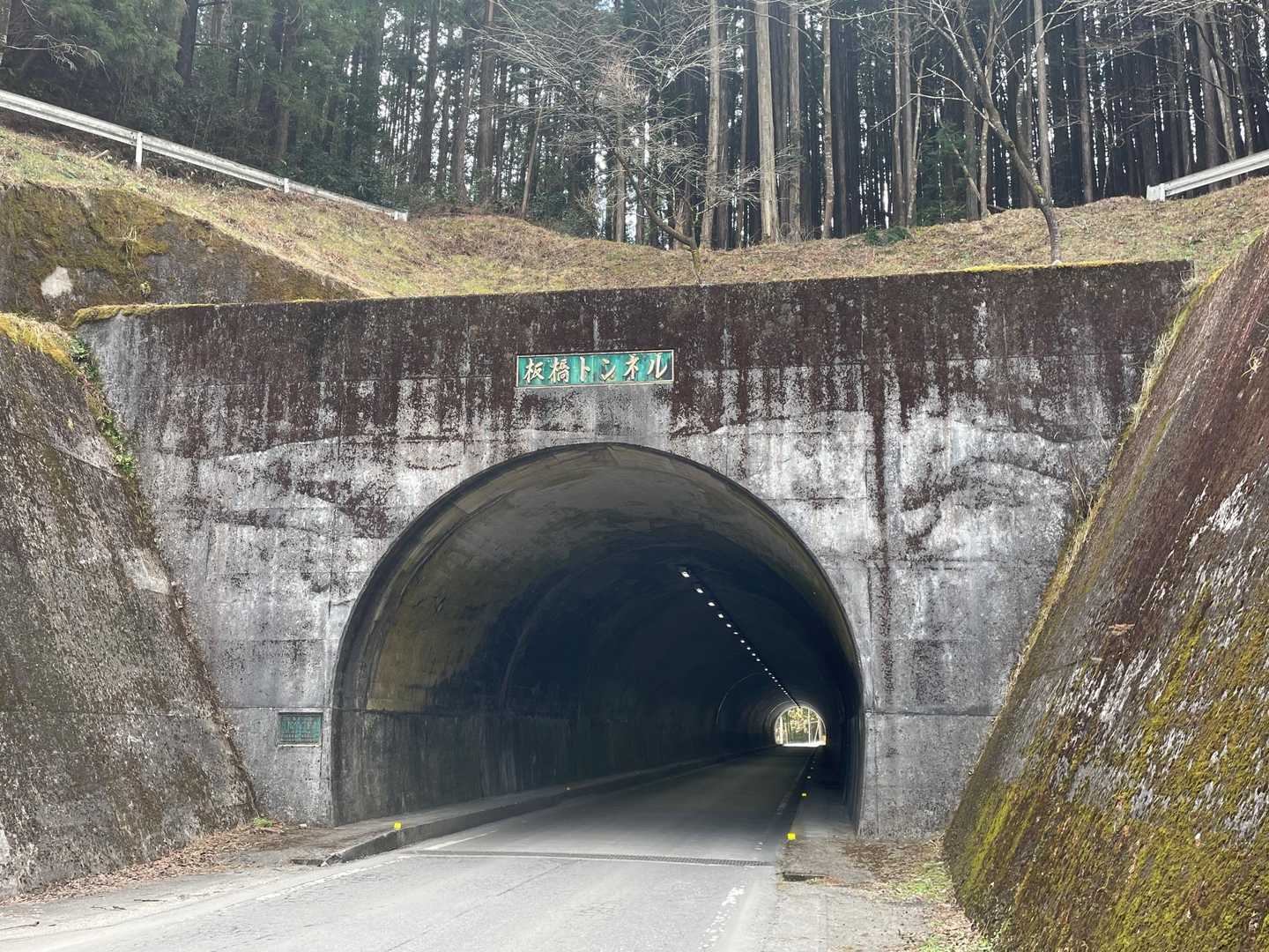 板橋トンネルの向こうへと歩きます🚶‍♀️🚶
🚗が結構通るので気をつけて💦