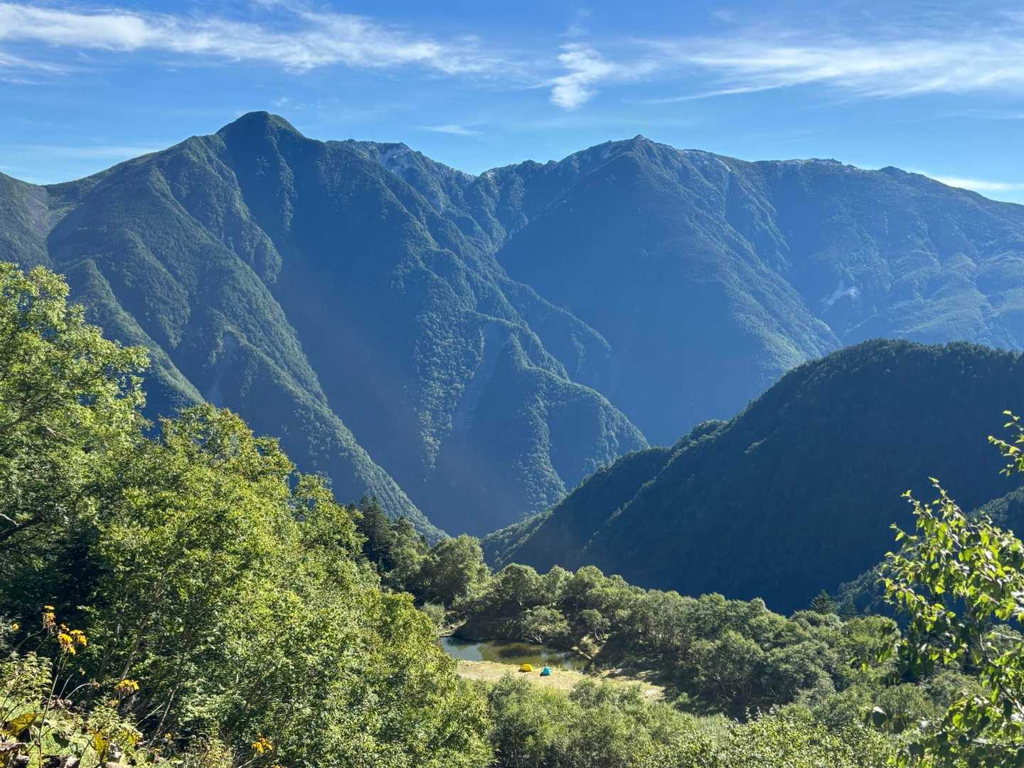 広河原-広河原登山口-小太郎山 往復コースの写真