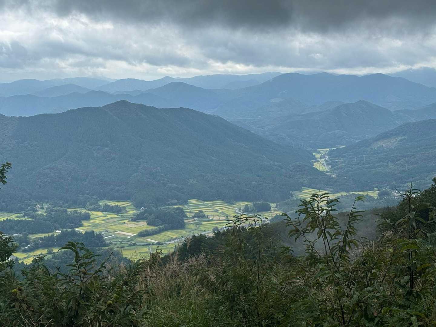 雲が上がって視界が開けました