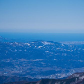 これだけ日本海がくっきりって久しぶり