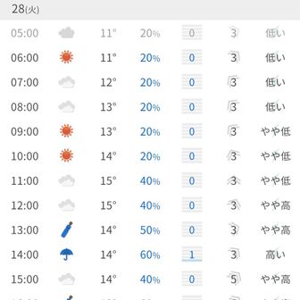 天気予報
1mmを信じてはいけない
