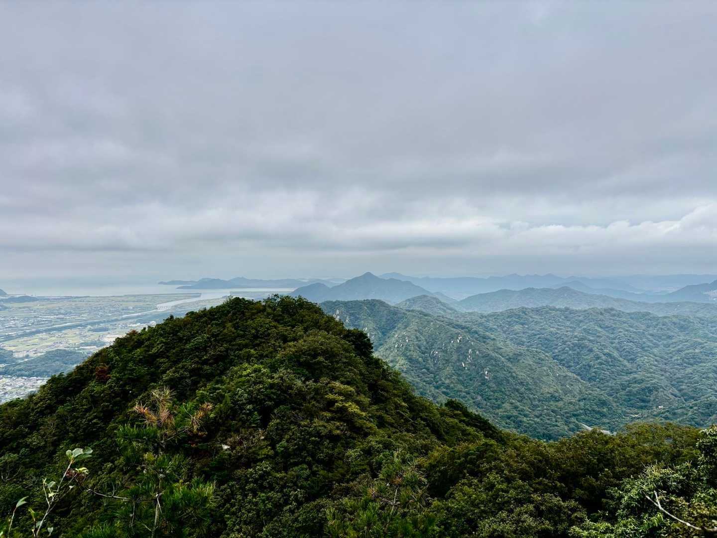 天徳寺コース入口-石船山-右田ヶ岳 往復コースの写真