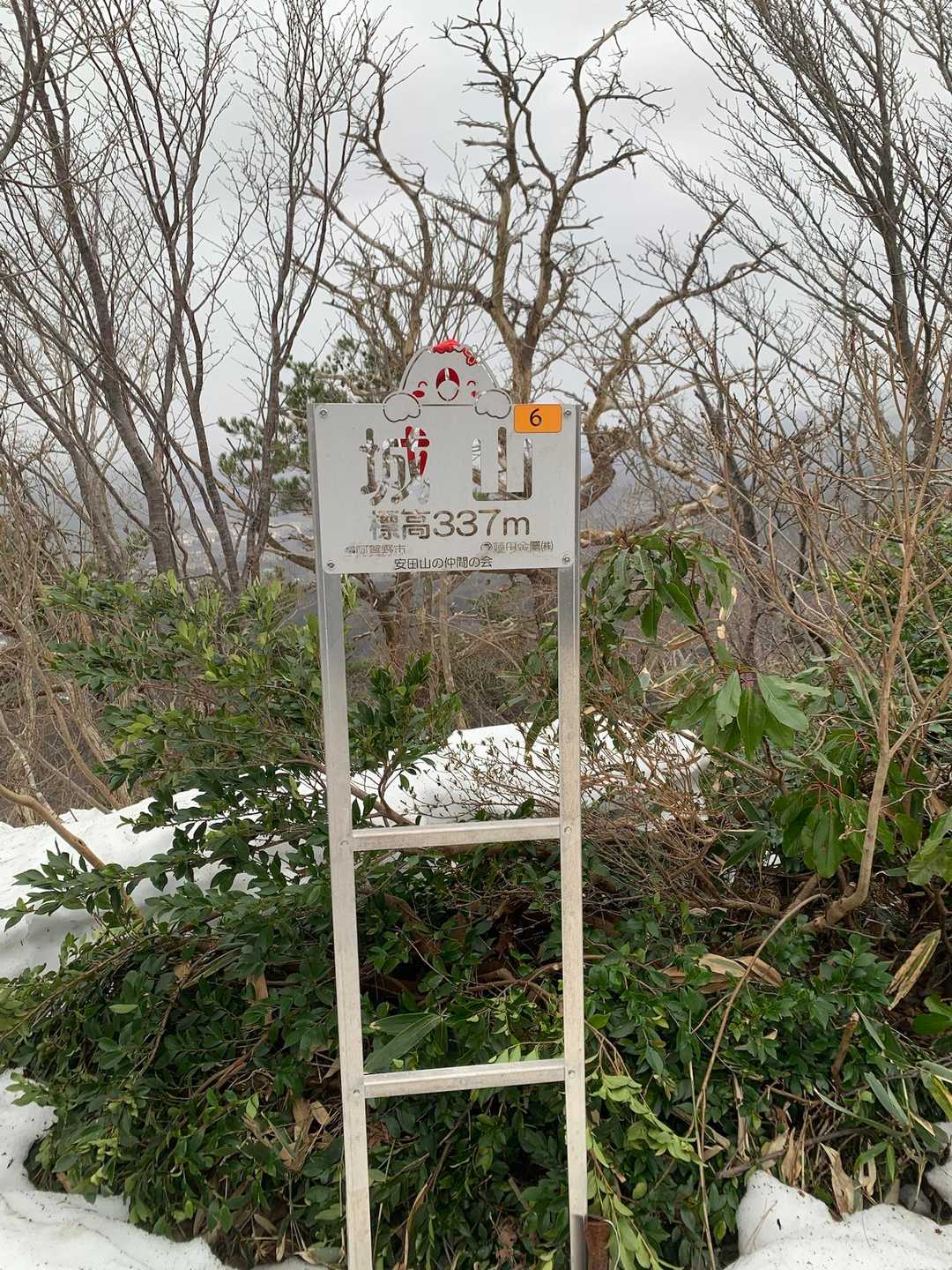虚空蔵山 往復コースの写真