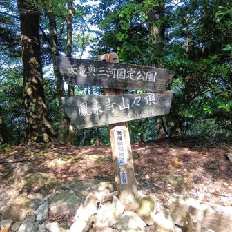 鳳来寺山の山頂は景色は？瑠璃山山頂に向かいます。