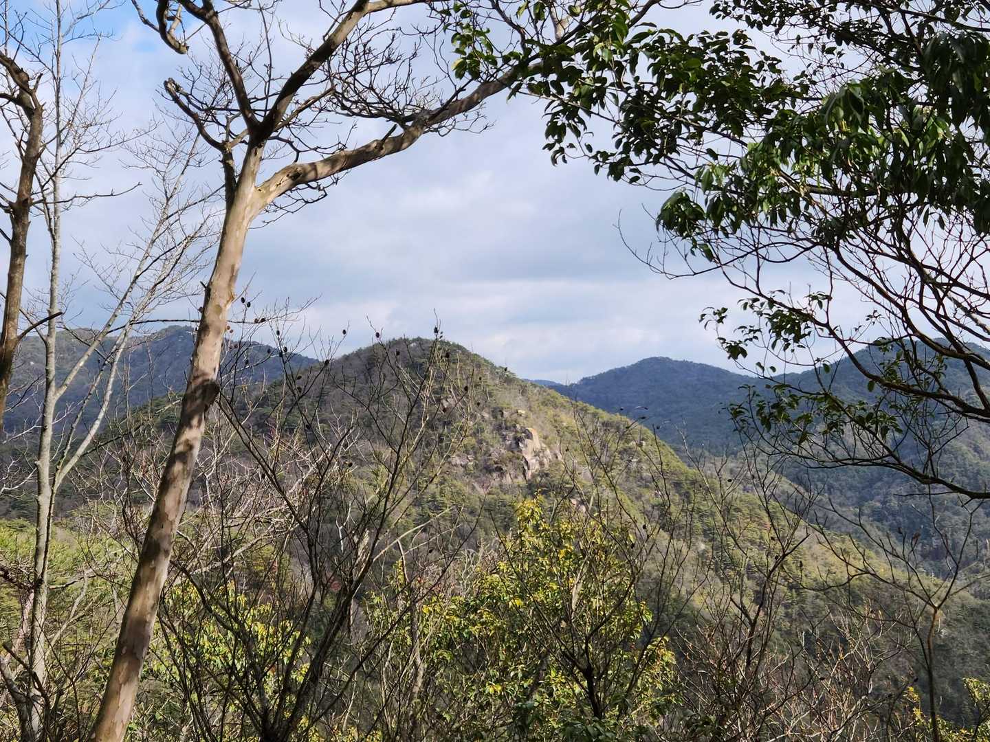 中津岡山-奥滝山 往復コースの写真
