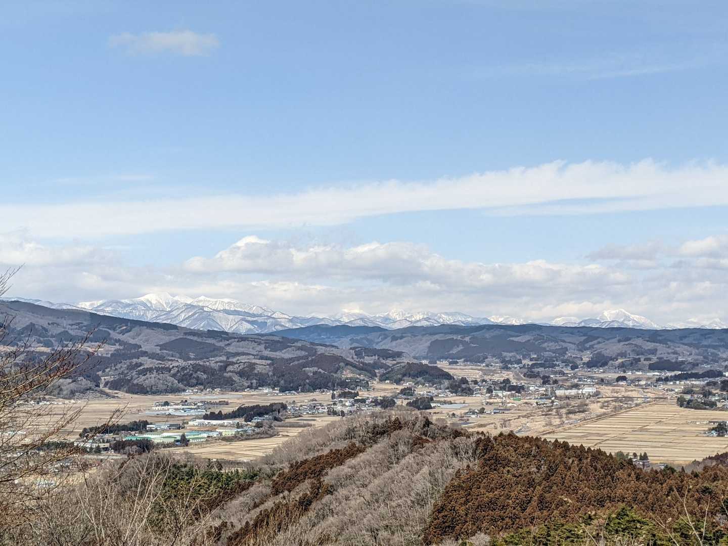 手倉森山から北蔵王方面