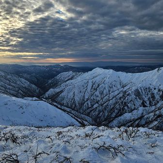 稜線歩きで気分が乗り、
ここらで日帰り挑戦が頭によぎる