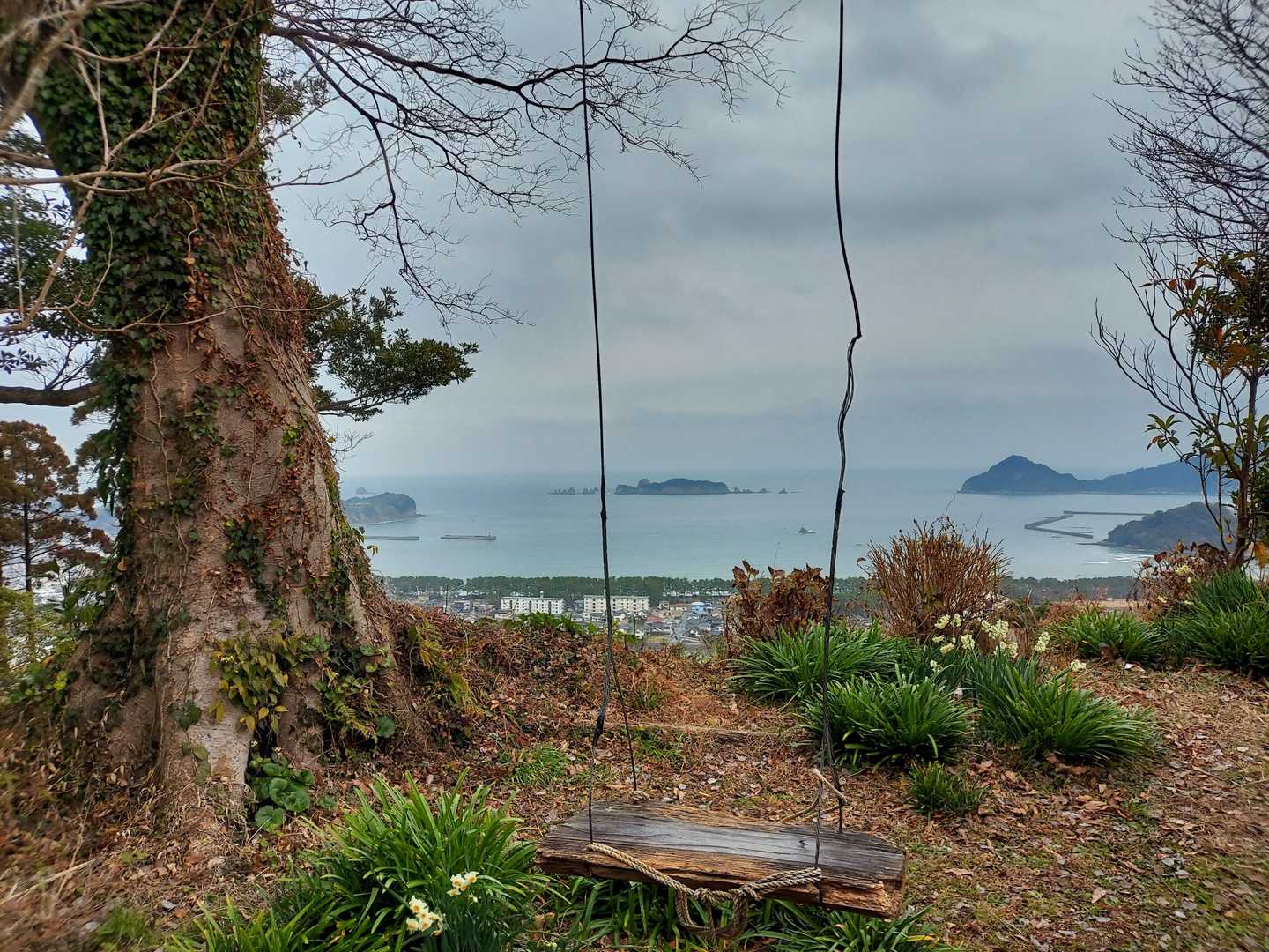 ブランコが！
雨天じゃなかったら乗ってみたかった。