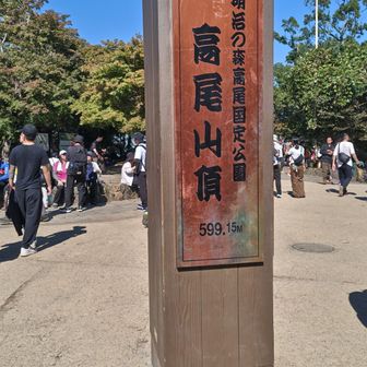 山頂標識
二面標識あるのに、なぜか1面だけ並ぶのよね。