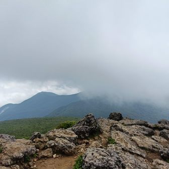 山頂から
沢山の方が登ってました
