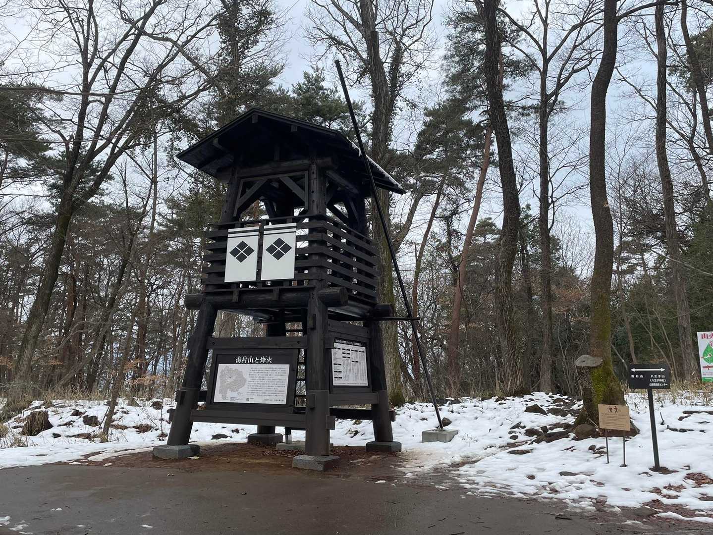 湯村山登山口-法泉寺山-八王子山-天狗山-天狗山登山口-塩 周回コースの写真