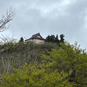 南岳から上宮が見えました　感激🤩