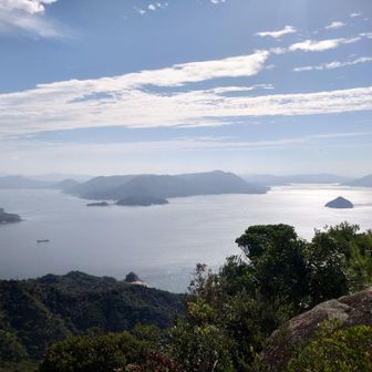 展望台より
瀬戸内海。美しい眺めでした