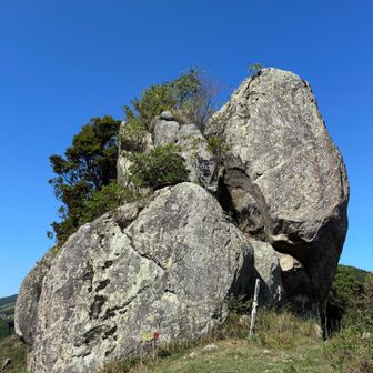 周防台から天狗岩へ
行きも帰りも結構な藪漕ぎなんでオススメできません🙅