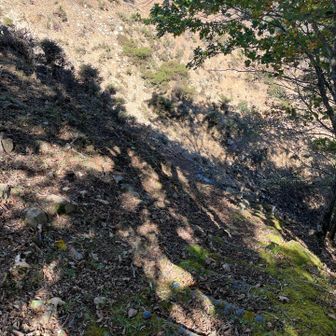 八丁峠から三ツ峠山駐車場に向かう道
完全に崩落してるので、やめた方が良いです