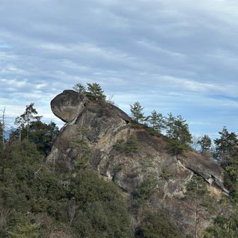 亀岩🐢っていうらしいです。
私にはナウシカの巨神兵に見えます…
