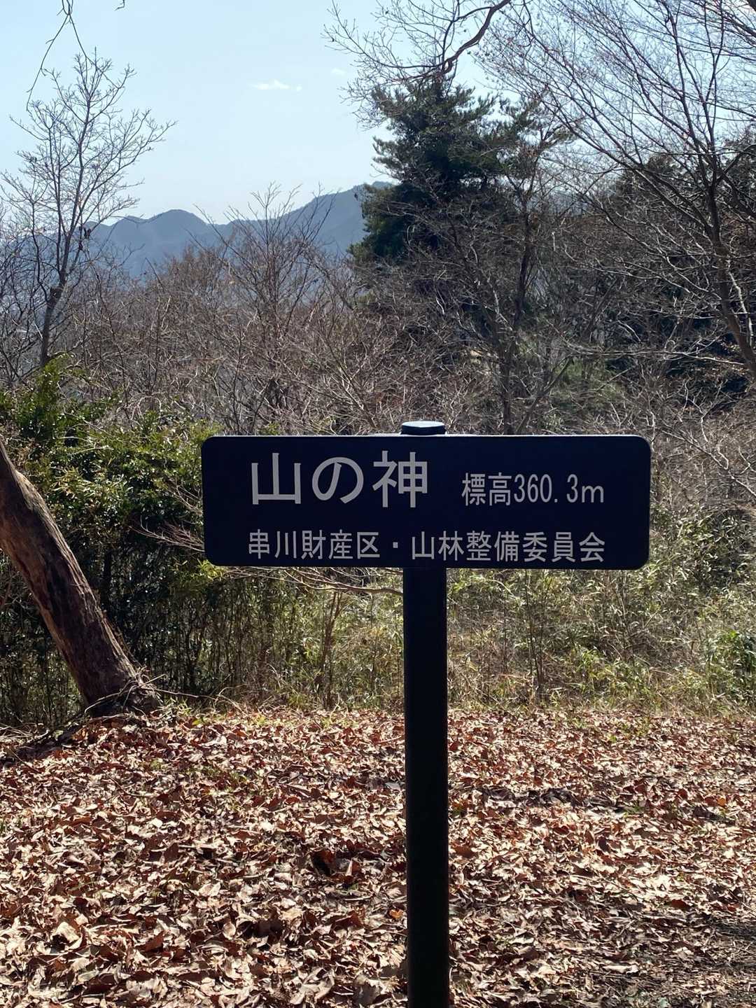 山の神に到着