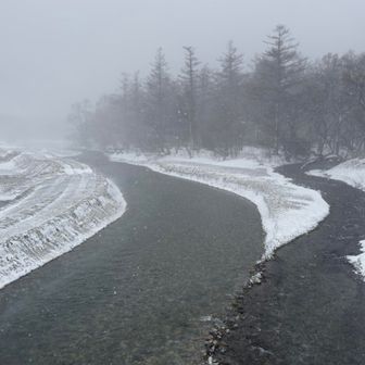 穂高方面景色無し😅