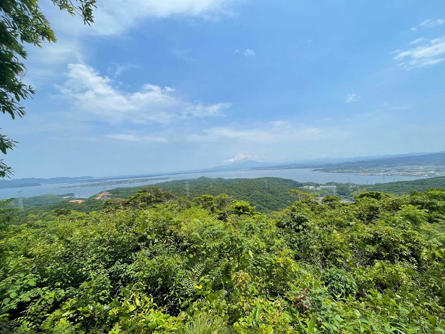 大山が見えます👀