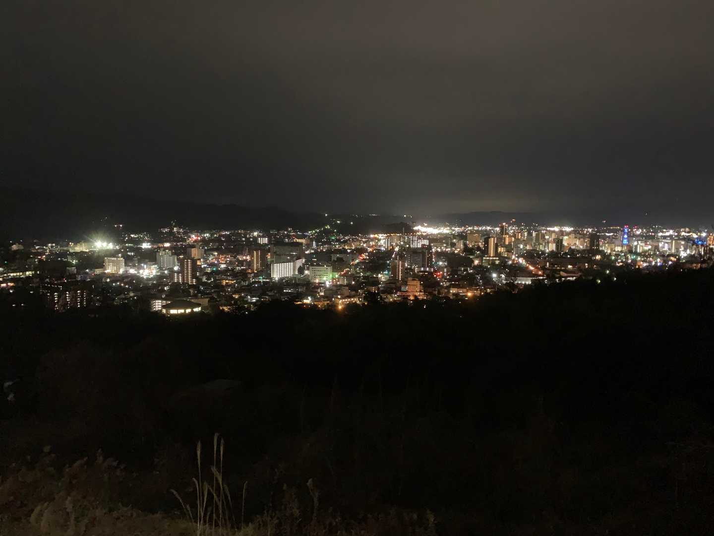 信夫山-薬王寺-月山神社-信夫山 縦走コースの写真
