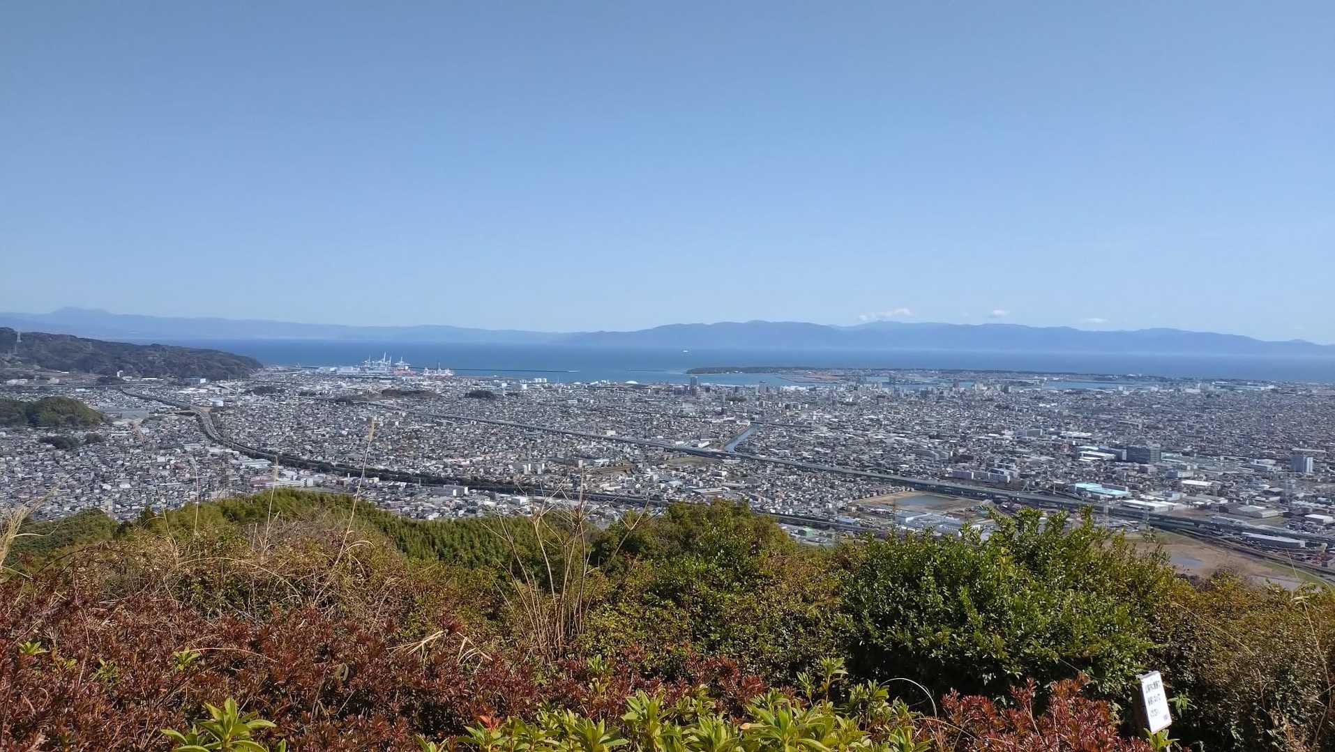 伊豆半島の山々✨️
清水市街地🏘️港⚓️