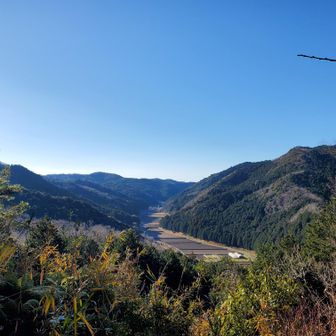 里が一望できるこの見晴台が今回のお気に入り