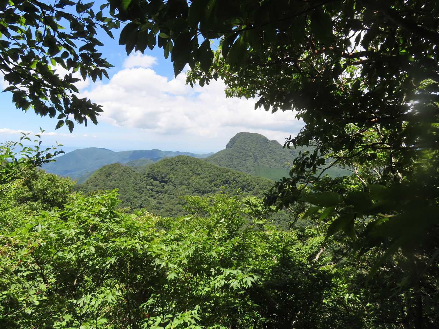 多良岳山頂より経ヶ岳