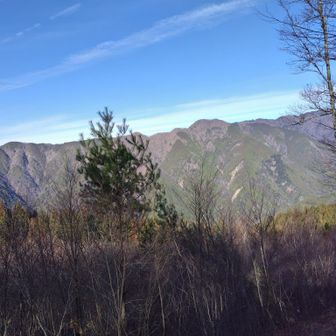 昨年歩いた西陵の山々