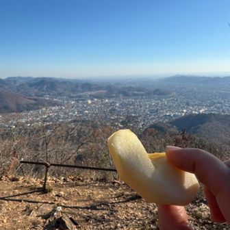 山頂でりんごいただきました🍎
ありがとうございます！！