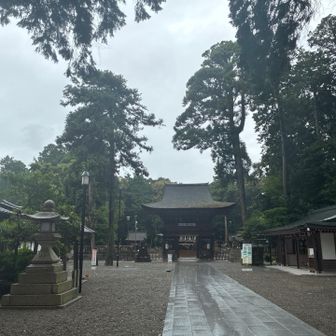 御上神社で入山料を払うと木の札もらえました。