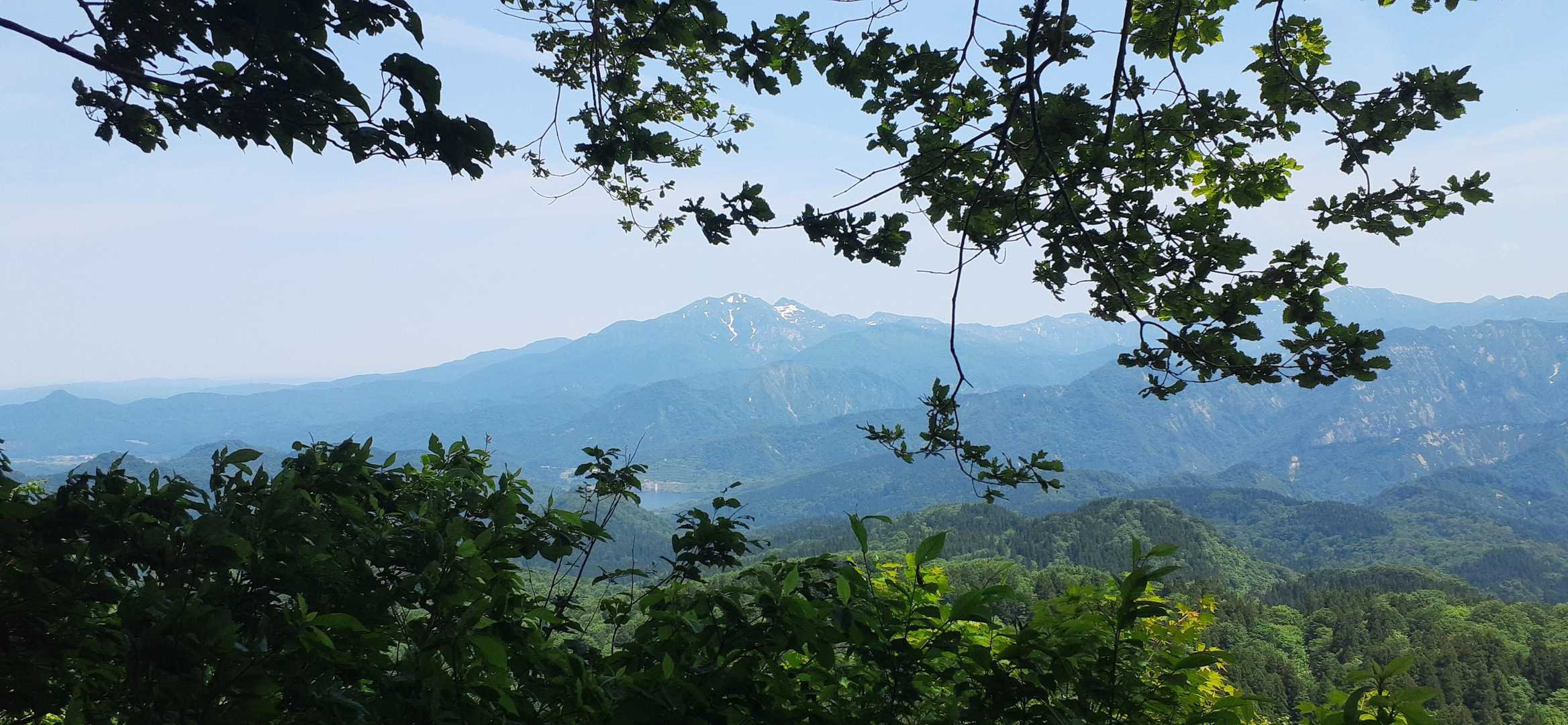 先週登った粟ヶ岳