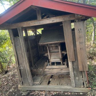 琴平神社の祠。