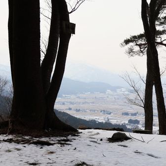 越山山頂　眺望は良くない
櫓谷まで行くことにする