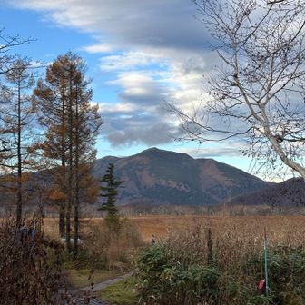 翌朝の至仏山
晴れてるなぁなんて思いつつ、大清水方面へ