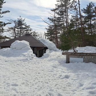 かなりの積雪⛄