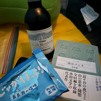 眠くなるまで
今年のアルプ酒はワインで行くか