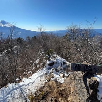 雪頭ヶ岳着⛄️