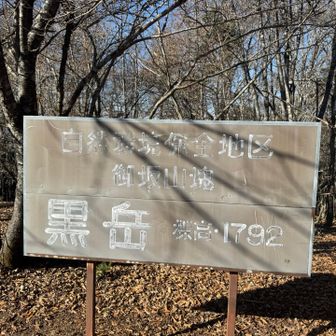 ダラダラと長い登りを2時間ほどで黒岳