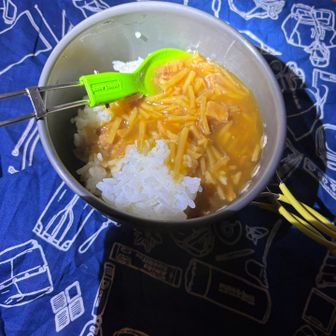 ウマー！これはいつ食べても美味いです！
今日はご飯温めて時間長くしたので成功！