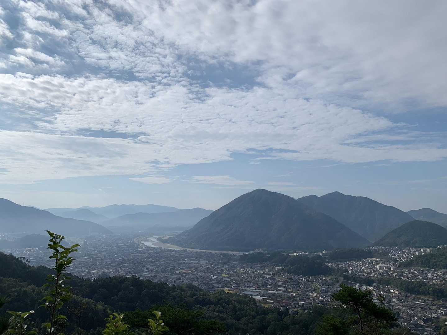 展望台からの眺め✨
太田川と秋の空🥰