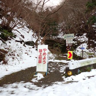 ノートレースのコグルミ谷登山口