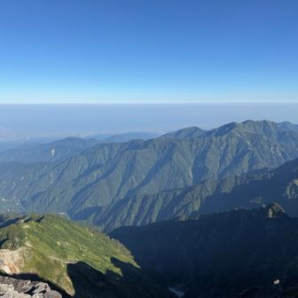下山します。
